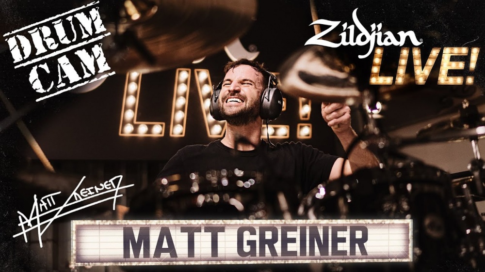 Zildjian LIVE! 2 Сезон, Эпизод 1: Matt Greiner - Drum Cam и интервью
